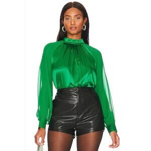 Generation Love Bethany Blouse Kelly Green size Small